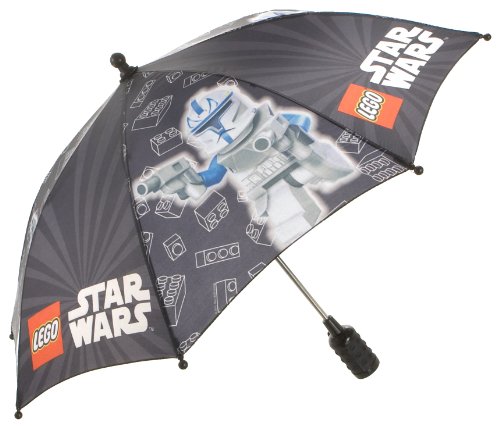 Buy ABG Accessories Boys 2-7 Star Wars Lego Umbrella, Black, One Size Best Price.