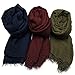 Axe Sickle Scarf Wrap Shawl Cotton Hemp Soft 3PCS Outdoor Beach for All Seasons Wrap, Women Wrap Shawls Sunscreen Stylish Scarf Lightweight Warm Big Head Scarves.