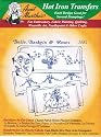 Belle, Baskets & Roses Aunt Martha's Hot Iron Embroidery Transfer