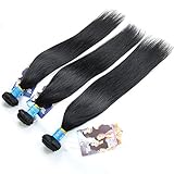 Hot Hair 5A Unprocessed Virgin Mongolian Natural Straight Weft Hair Extension, 18inch 20inch 22inch 3pcs/Lot Human Hair Weave Bundles