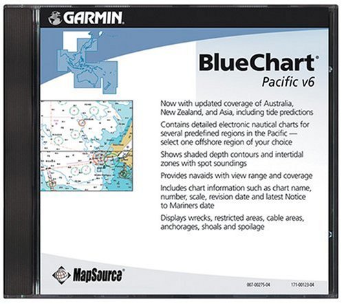 GARMIN 010-10319-00 Mapsource Bluechart, Pacific CD Rom