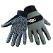 Global Glove SG9003 Aireflex Leather Gripster Sport Zebra Glove with Gray Spandex Backing, Large (Case of 48)