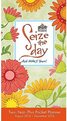 Seize the Day and Make it Yours! 2 Year Monthly Pocket Planner August 2014 - December 2016