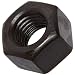 Alloy Steel Heavy Hex Nut, Black Oxide Finish, 3/4"-10 Thread Size, 11/32" Width Across Flats, Pack Of 2