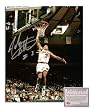 John Starks NBA New York Knicks Hand Signed 8x10 Photograph Dunking White Jersey