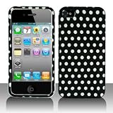 Premium – Apple iPhone 4 Polka Dots Cover – Faceplate – Case – Snap On – Perfect Fit Guaranteed