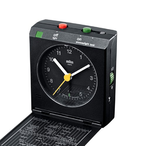 Braun Flip-Cover Analog Alarm Clock