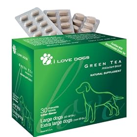 Green Tea Antioxidant Boost (large dogs 40-80lbs) 60 Day Supply