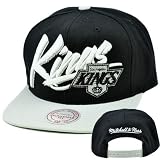 NHL Los Angeles Kings Mitchell Ness Throwback Vice Script Snapback Hat Cap NE93