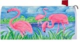 Flamingo Mail Box Cover