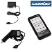 Black Durable Rubber Soft Silicone Skin Cover Case + Rapid Car Charger + Home Travel Charger for Verizon Samsung I900 I910 Omnia Smartphone