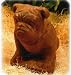 Cast Stone BULLDOG Puppy DOG Garden/Home SCULPTURE Statue