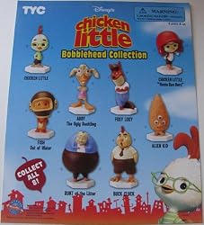 Chicken Little Bobblehead Capsule Toys Set of 8