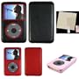 PCMICROSTORE Brand Apple iPod Classic 80gb 160gb and iPod Video 80gb Leather Wrap Snap-On Crystal Case Cover with LCD Screen Shield - 3 Color Choices