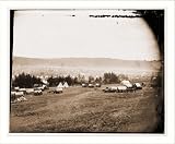 Civil War Photo: Cumberland Landing Virginia. Federal encampment on the Pamunkey