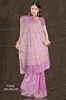 Foxy Pink Art Indian Silk Sari with designer Pallu