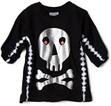 Mulberribush Baby-Boys Infant Skull Side Tie Dye Shirt