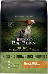 Purina Pro Plan Dry Dog Food, All Life Stages, Natural Chicken & Brown Rice Formula, 33-Pound Bag, Pack of 1 Purina Pro Plan Dry Dog Food, All Life Stages, Natural Chicken & Brown Rice Formula, 33-Pound Bag, Pack of 1