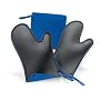 Duncan Euro Design 2-Piece Mitt and Hot Pad Set, Royal Blue