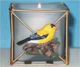 Fisher Wildlife Goldfinch Candle Holder