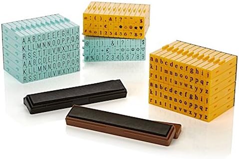 Mason Row 218-piece Pegz Clickable Stamps and Ink Set