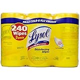 Lysol Disinfecting Wipes Value Pack, Lemon and Lime Blossom, 240 Count