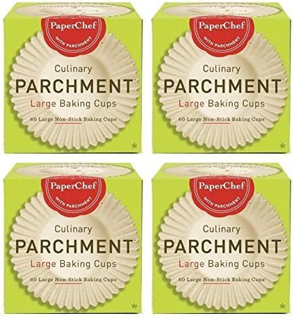Standard Paper Cupcake Liners / Baking Cups, 60-ct / Box (Pack of 4) by PaperChef