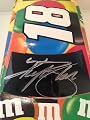 2014 Kyle Busch M&M's SKITTLES SNICKERS RACING Signed 1/18 NASCAR Kids Toy Car - Autographed Miscellaneous Items