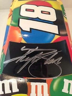 2014 Kyle Busch M&M's SKITTLES SNICKERS RACING Signed 1/18 NASCAR Kids Toy Car - Autographed Miscellaneous Items