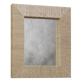 Fragrance Root Rctng Mirror 29.5hx25.5w White gold by Home Decorators Collection