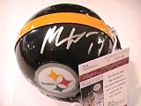 MIKE WALLACE SIGNED AUTOGRAPHED PITTSBURG STEELERS MINI HELMET W/COA JSA