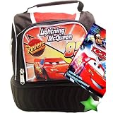 Disneys Cars School Supplies Lunch Bag Box PLUS Sticker Book! by American Clocks