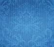 French Blue Damask Fabric by the Yard