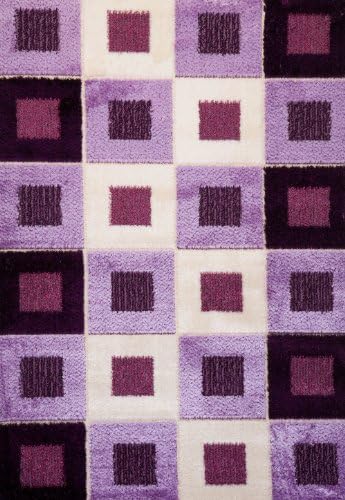 Deco Rugs &amp; Carpet Signature Collection - Purple -S6543-Large (7'10" x 11'2")