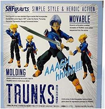 New Bandai S.H Figuarts Dragonball Z Trunks Premium Color Edition USA