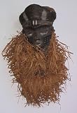 Pende Mask with Raffia, African Art - Tribal Art