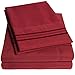 1500 Supreme Collection Queen Sheet Sets Burgundy - Luxury Hotel Bed Sheets and Pillowcase Set for Queen Mattress - Extra Soft, Elastic Corner Straps, Deep Pocket Sheets, Queen Burgundy