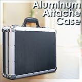 A3サイズも入る抜群の収納力！アルミフレーム★アタッシュケースブラック★