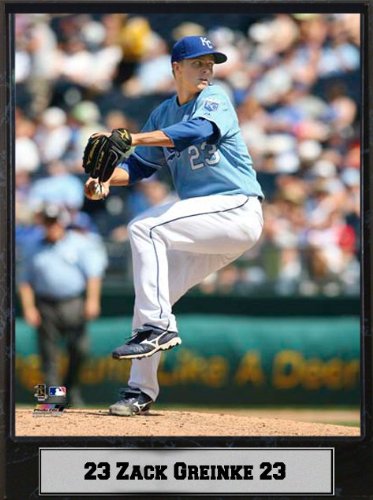 Encore Select 510-BBKC23 Kansas City Royals Zach Greinke 9x12 Plaque