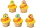 Yo Gabba Gabba Characters Cupcake Rings 12 Pack