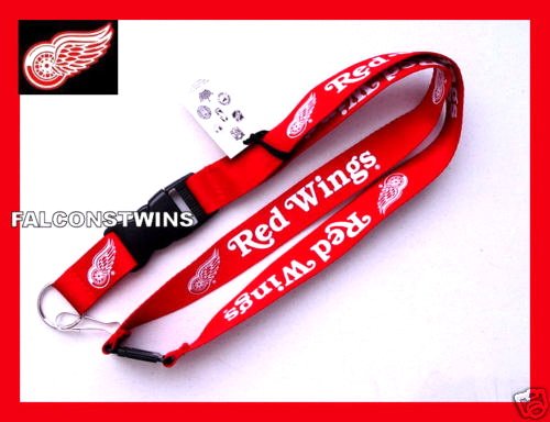 DETROIT RED WINGS Lanyard Keychain Badge Ticket Holder