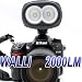 DSLRKIT WALLI LED VIDEO Light 2000LM 5600k for Camera with F970(6600mAh) battery