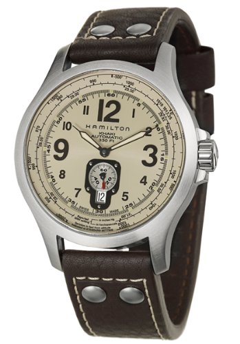Hamilton Men's Khaki Aviation QNE Automatic Strap Watch H76515523