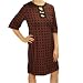 Womens BCBG Maxazria 1/2 sleeve sexy one piece dress