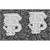 LogoArt Florida State Seminoles Sterling Silver Team Font 3/8 Post Earrings