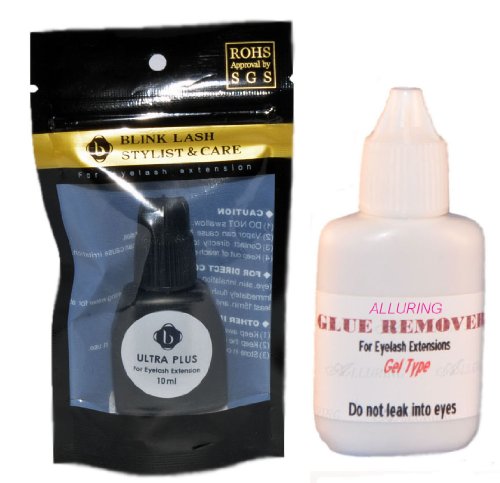 Eyelash Extensions Super Ultra Plus (U+) Glue + Gel Glue Remover