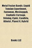 Metal Fusion Bands: Liquid Tension Experiment, Fant Mas, Meshuggah, Cephalic Carnage, Shining, Cynic, Candiria, Atheist, Planet X, Hybrid-