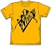 NARUTO疾風伝 ナルトアクションTシャツ ゴールド サイズ:XS