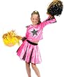 Pink Star Deluxe Cheerleader Costume