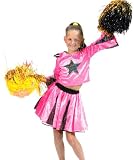 Pink Star Deluxe Cheerleader Costume